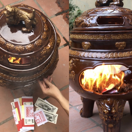 lư hóa vàng mã đỉnh hóa vàng